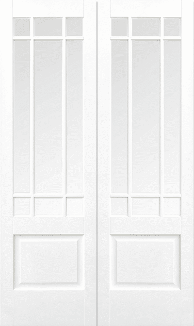 White Downham Glazed 9L Pair