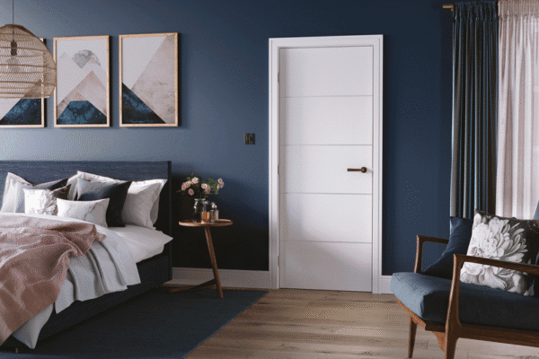White Moulded Horizontal Four Line - Image 2