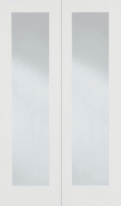 White Pattern 20 Glazed Pair