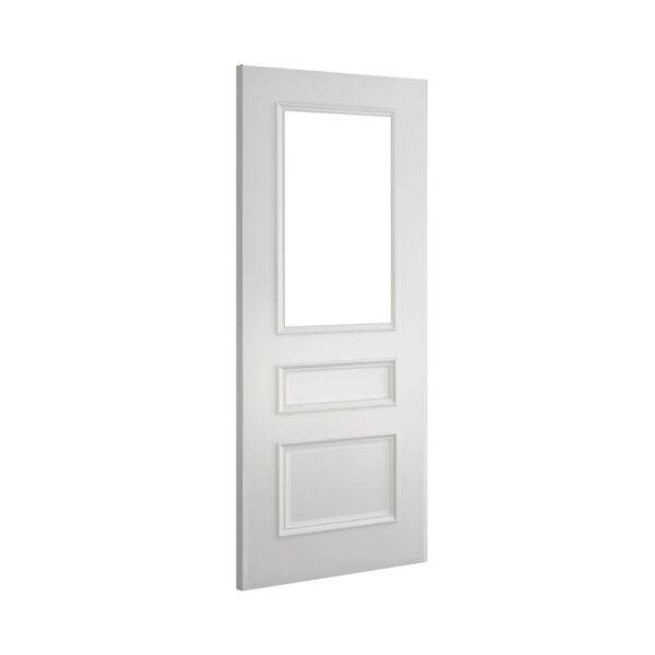 Windsor White Internal Door with Glass - Image 2