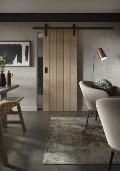 Rustic Oak Ledged Internal Door