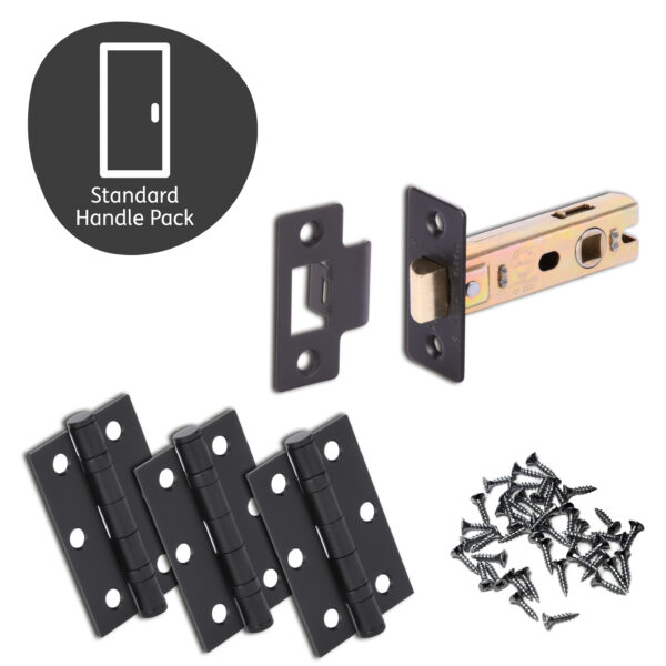 Livenza Standard Door Handle Pack with 75mm Latch - Image 2